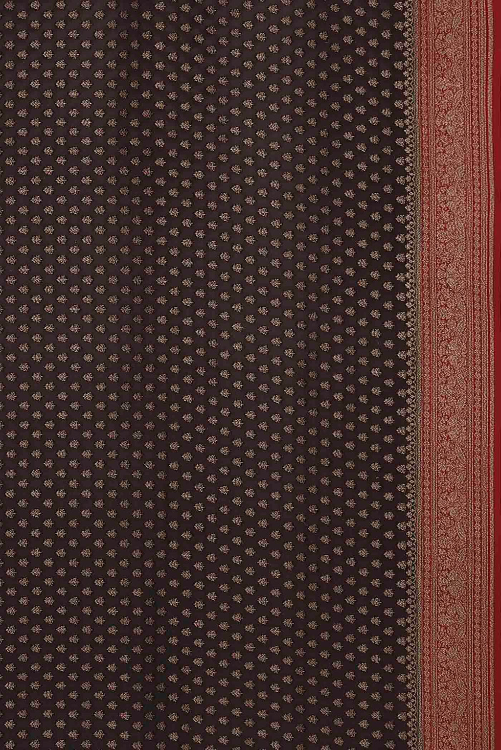 Black Banarasi Georgette Saree