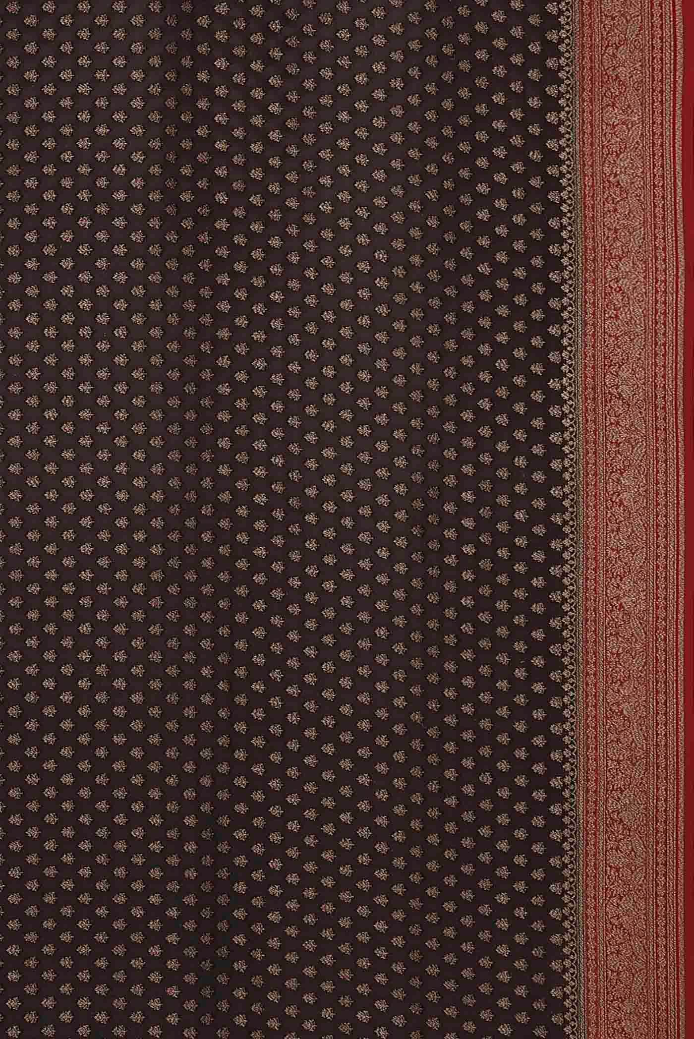 Black Banarasi Georgette Saree