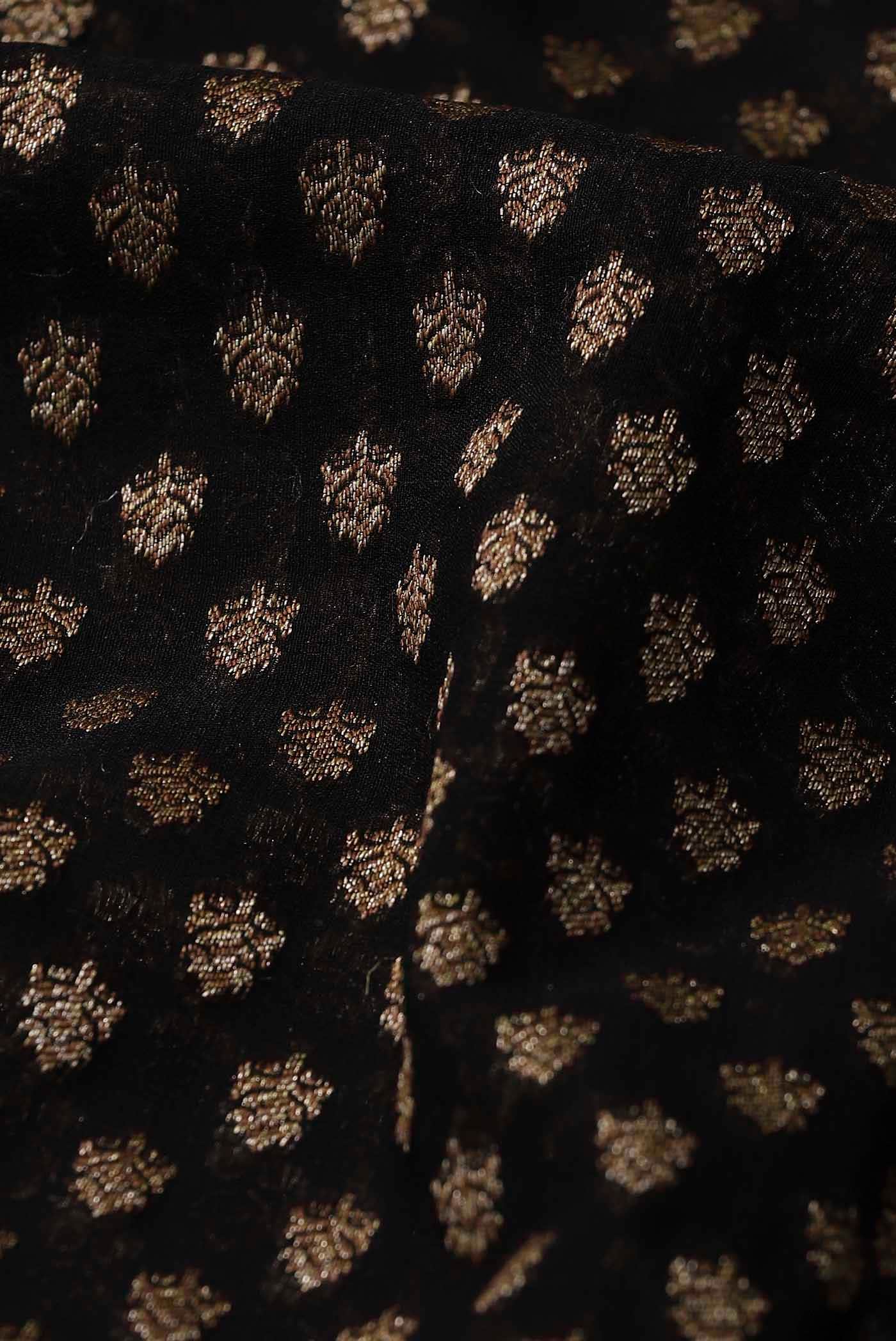 Black Banarasi Georgette Saree