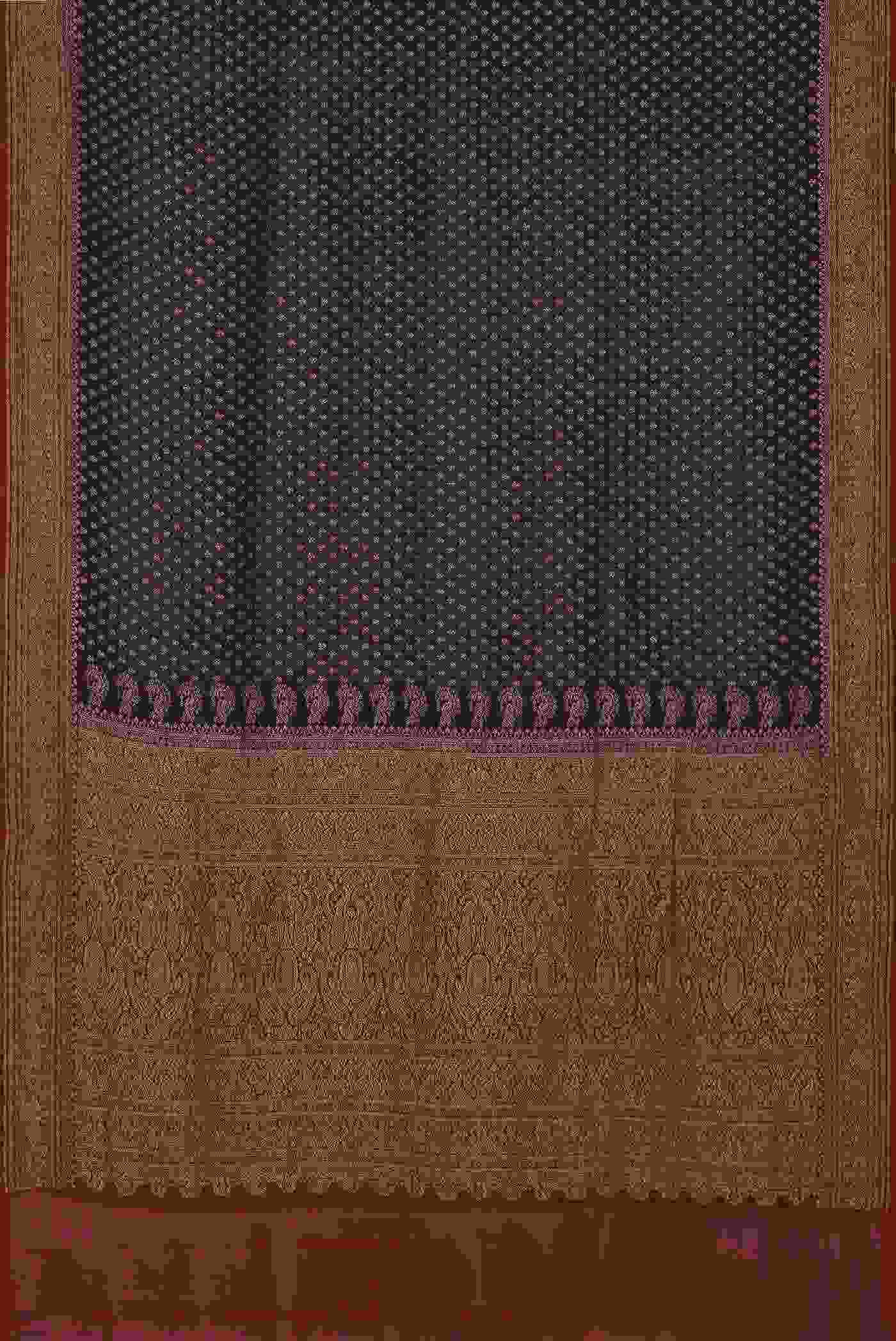 Black Banarasi Georgette Saree