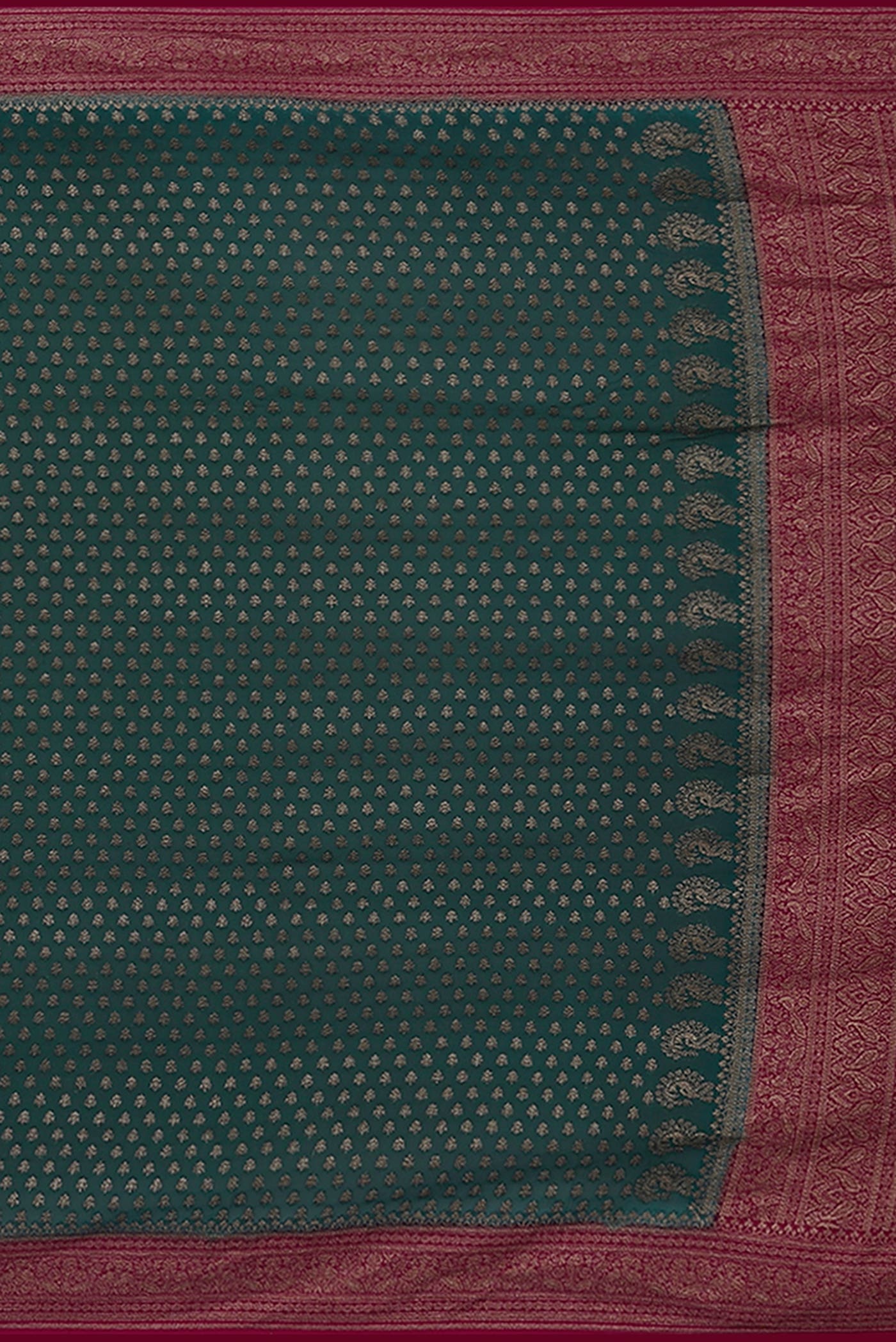 Blue Banarasi Georgette Saree