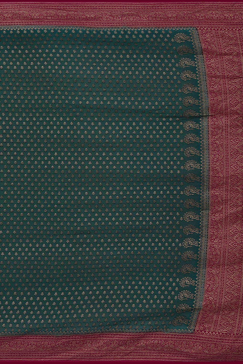 Blue Banarasi Georgette Saree