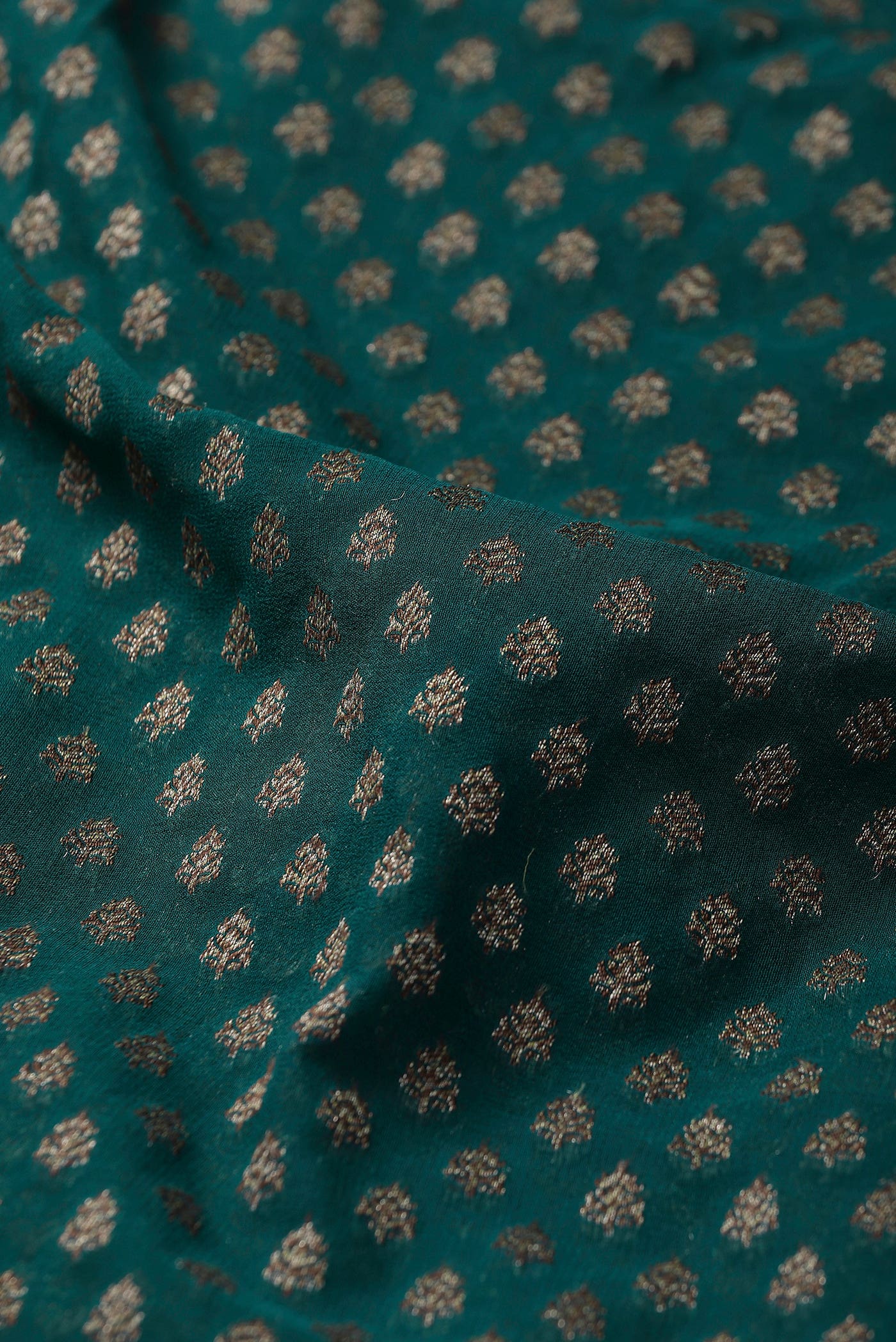 Blue Banarasi Georgette Saree