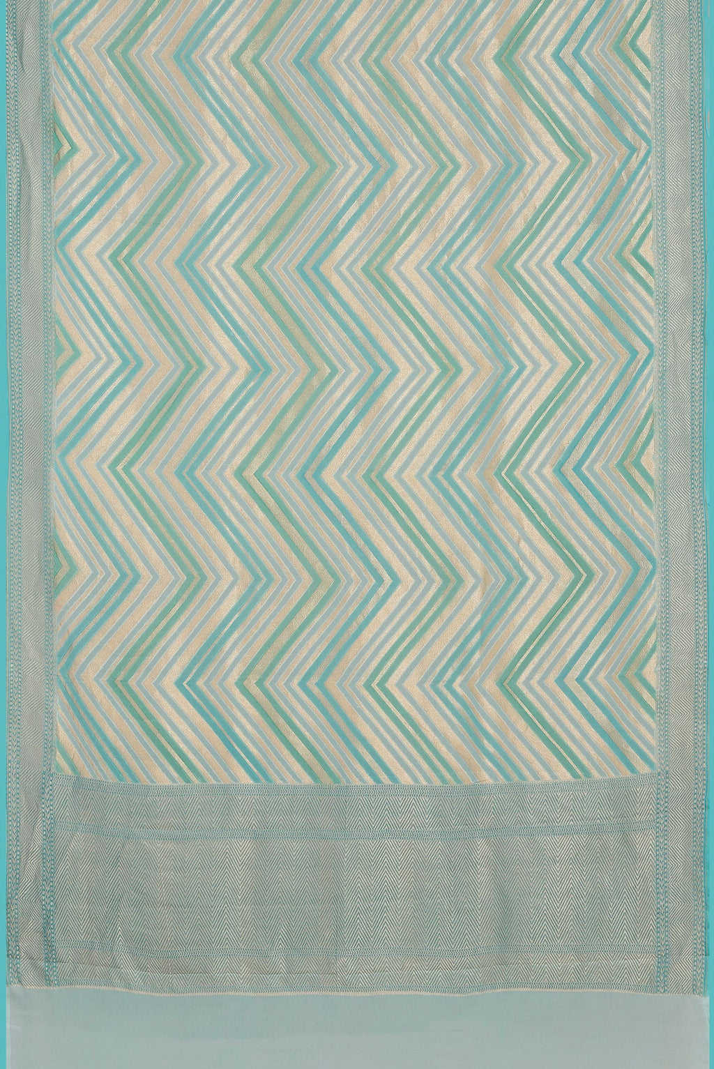 Green Banarasi Georgette Saree