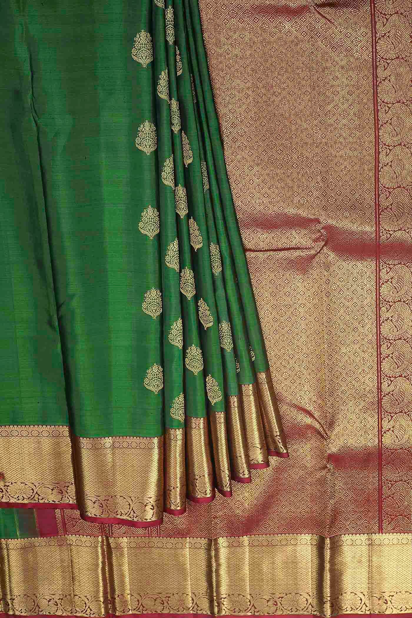 Green Kanchipuram Silk Saree
