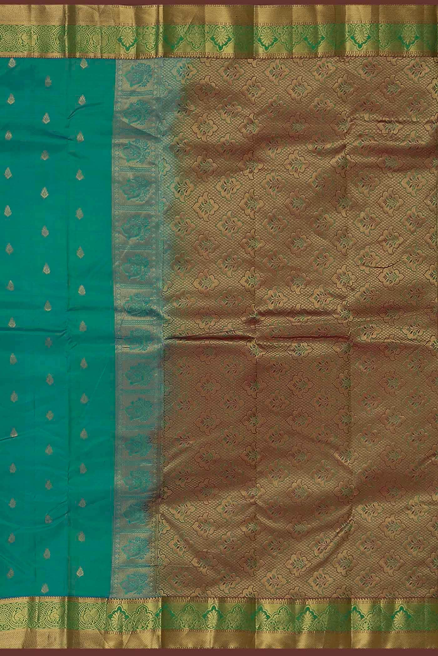 Blue Kanchipuram Silk Saree