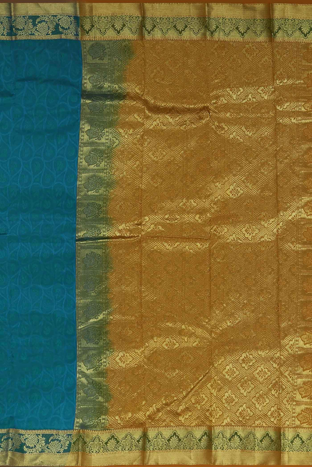 Blue Kanchipuram Silk Saree
