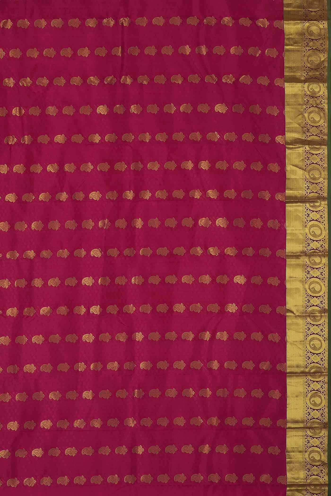 Pink Kanchipuram Silk Saree