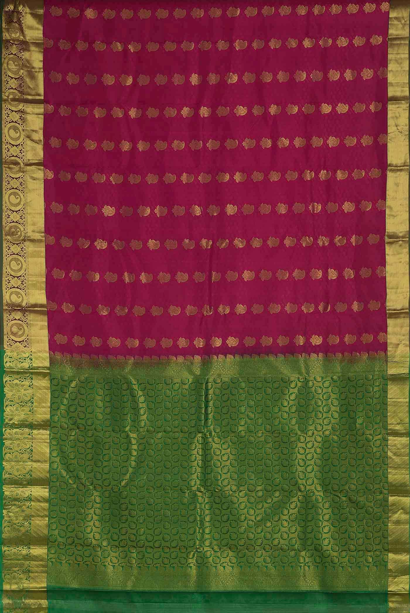 Pink Kanchipuram Silk Saree