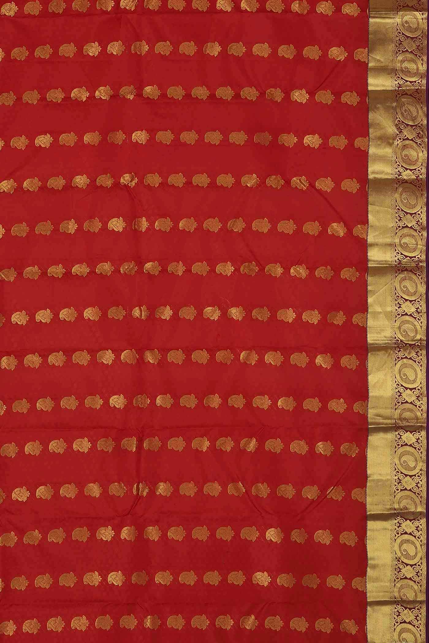 Red Kanchipuram Silk Saree