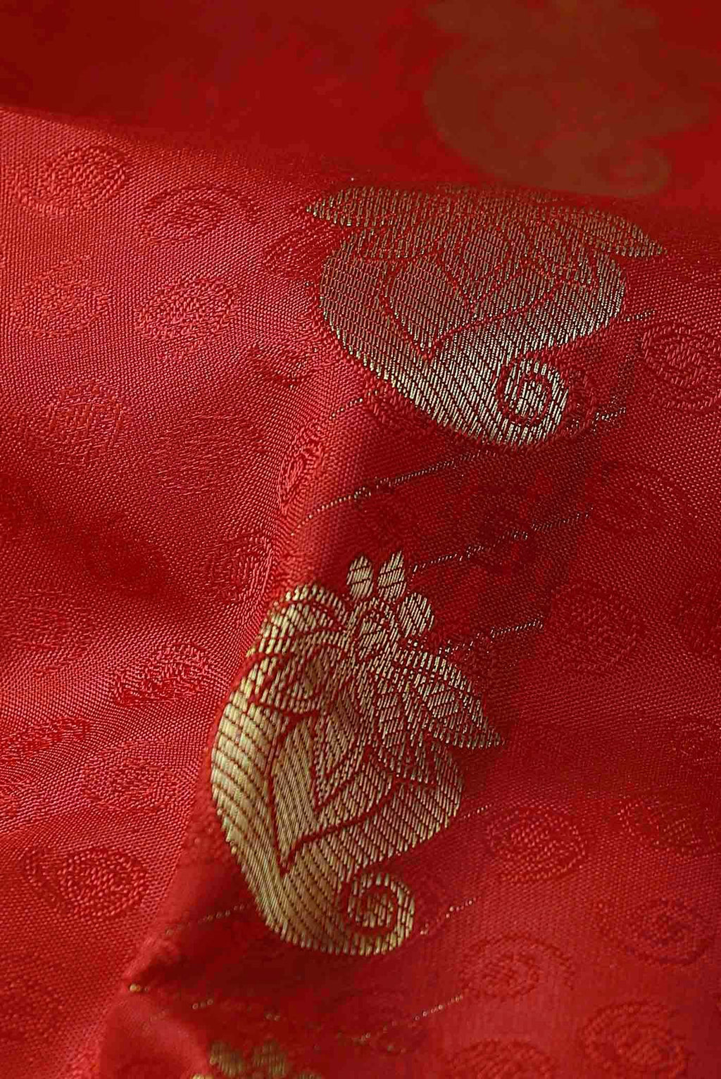 Red Kanchipuram Silk Saree