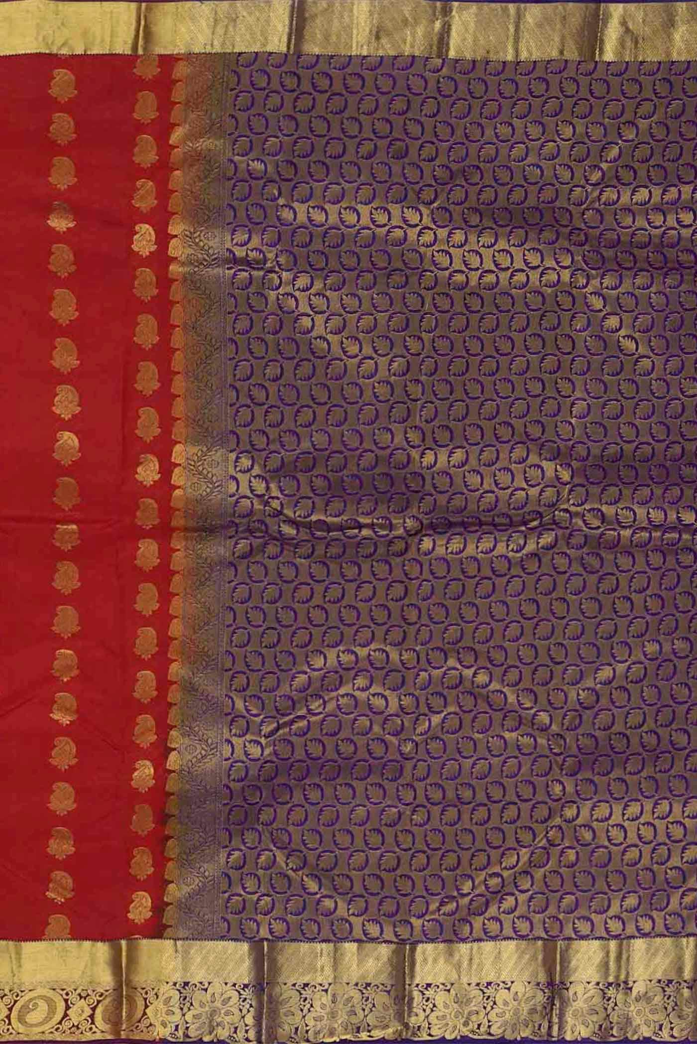 Red Kanchipuram Silk Saree