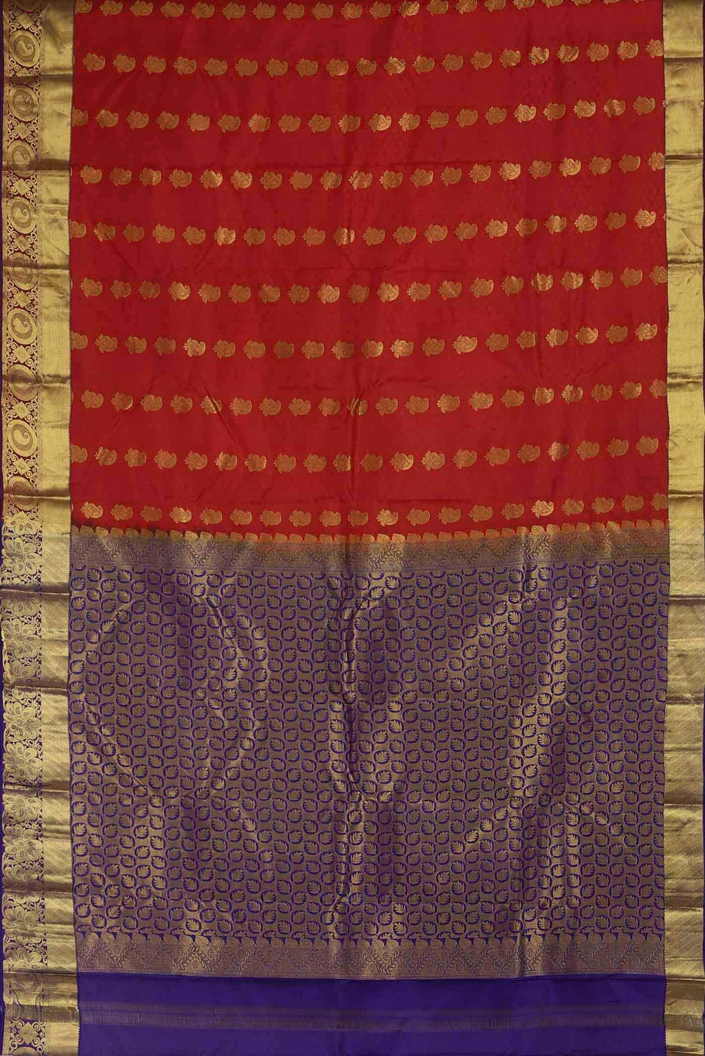 Red Kanchipuram Silk Saree