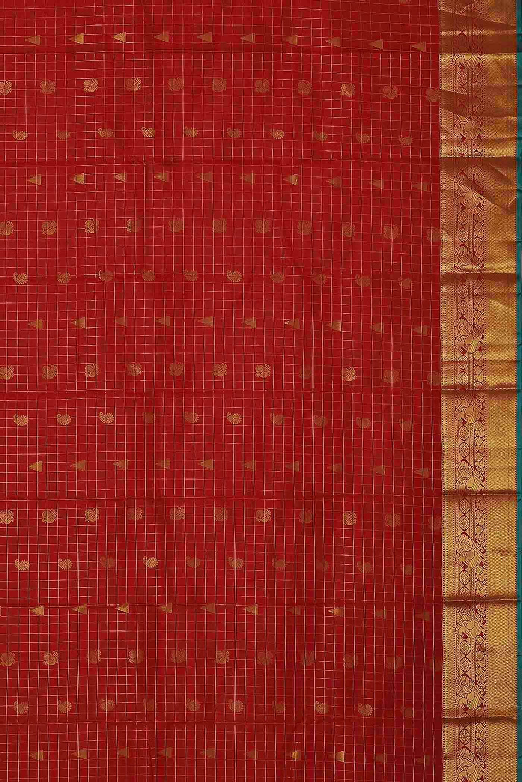 Red Kanchipuram Silk Saree
