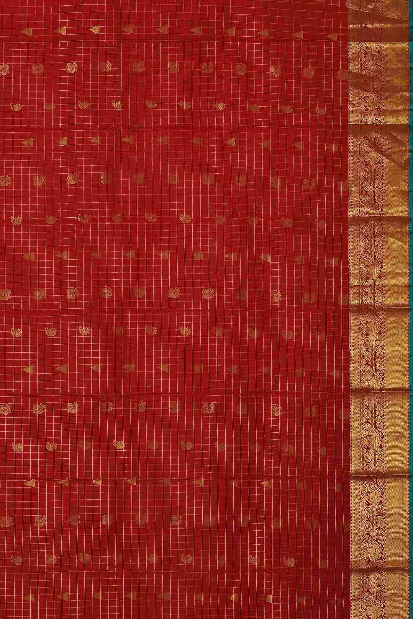 Red Kanchipuram Silk Saree