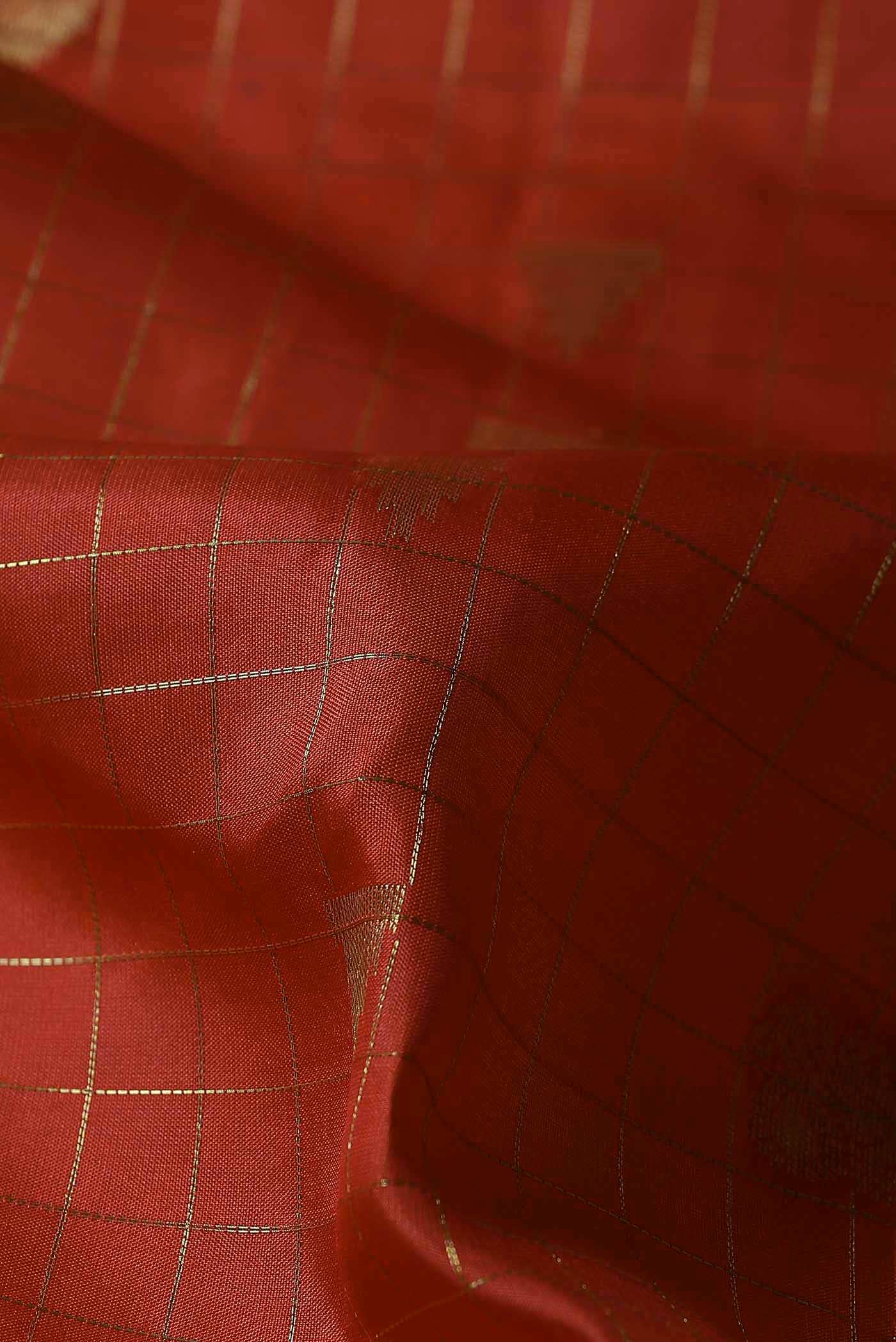 Red Kanchipuram Silk Saree