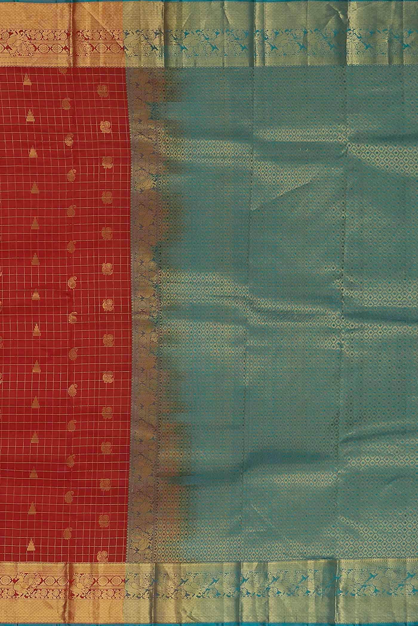 Red Kanchipuram Silk Saree