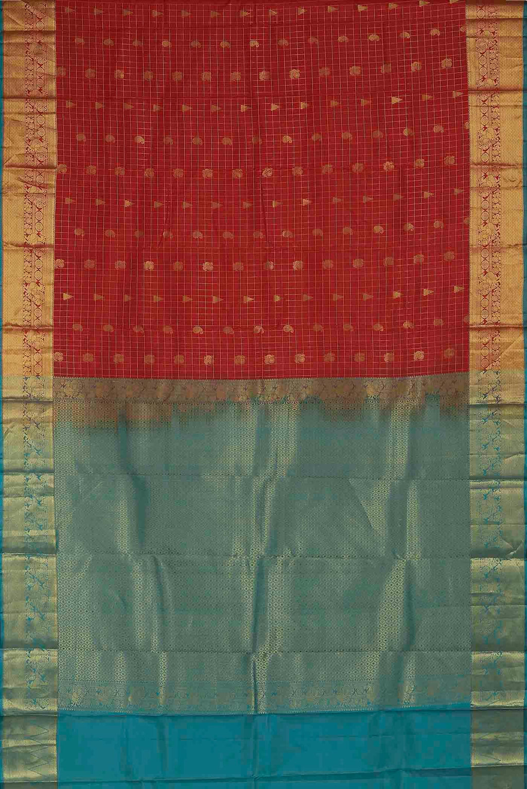 Red Kanchipuram Silk Saree