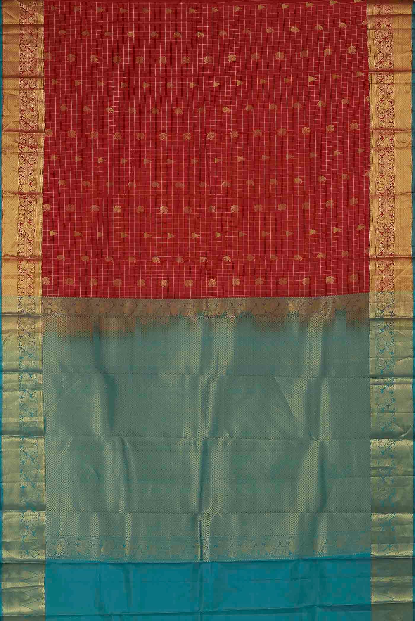 Red Kanchipuram Silk Saree
