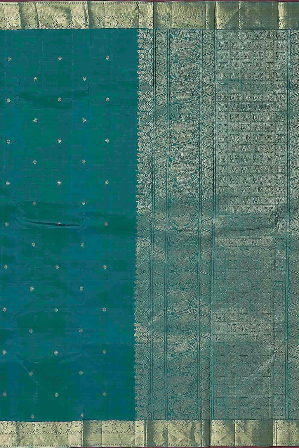 Blue Kanchipuram Silk Saree