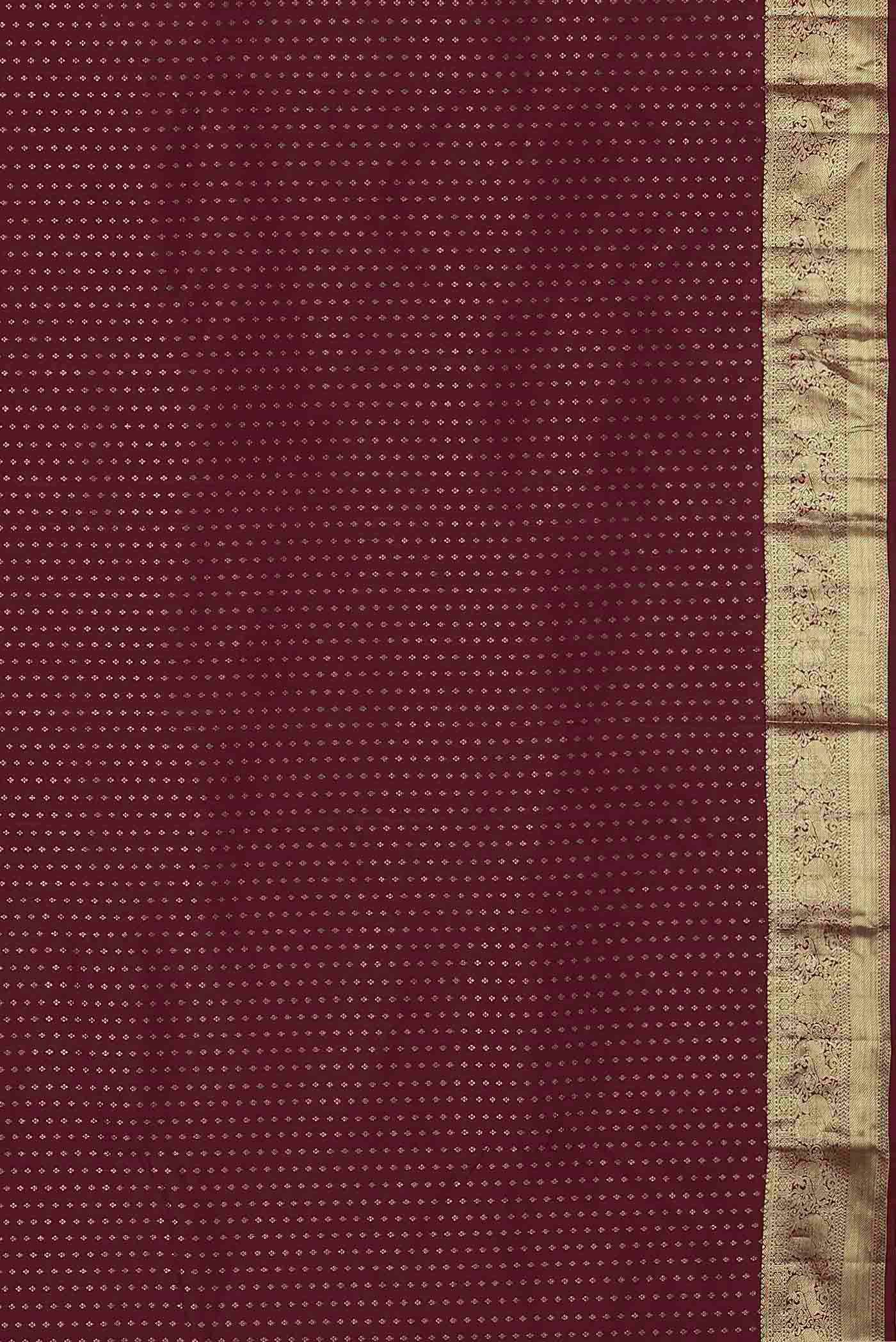 Dark Pink Kanchipuram Silk Saree