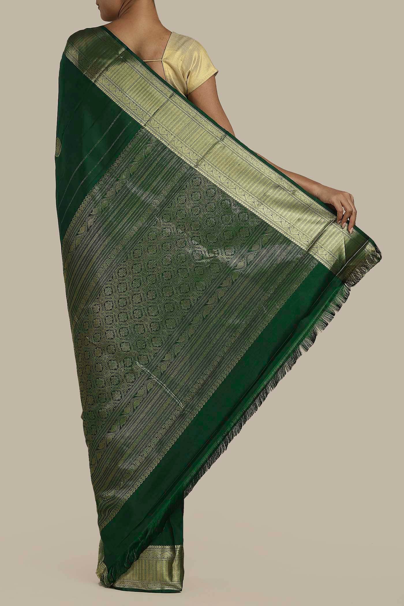 Green Kanchipuram Silk Saree