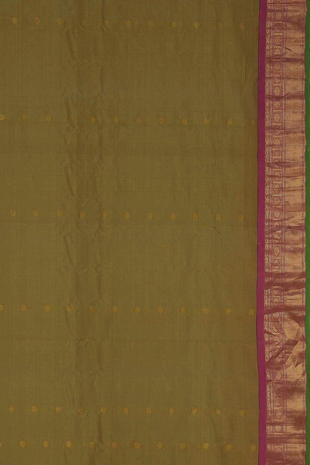 Green Gadwal Silk Saree