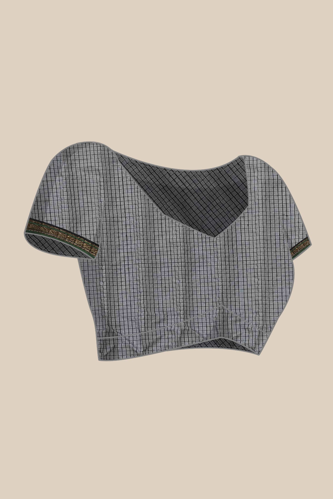Grey Gadwal Silk Cotton Saree