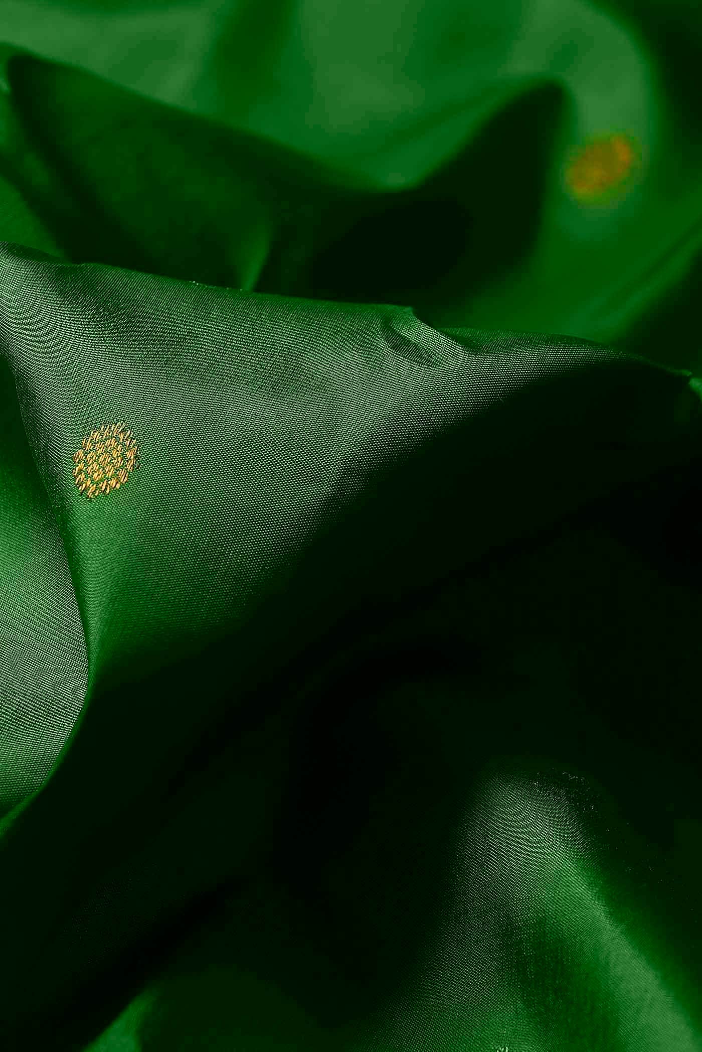 Green Gadwal Silk Saree
