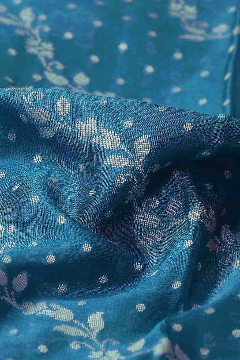 Blue Banarasi Georgette Saree