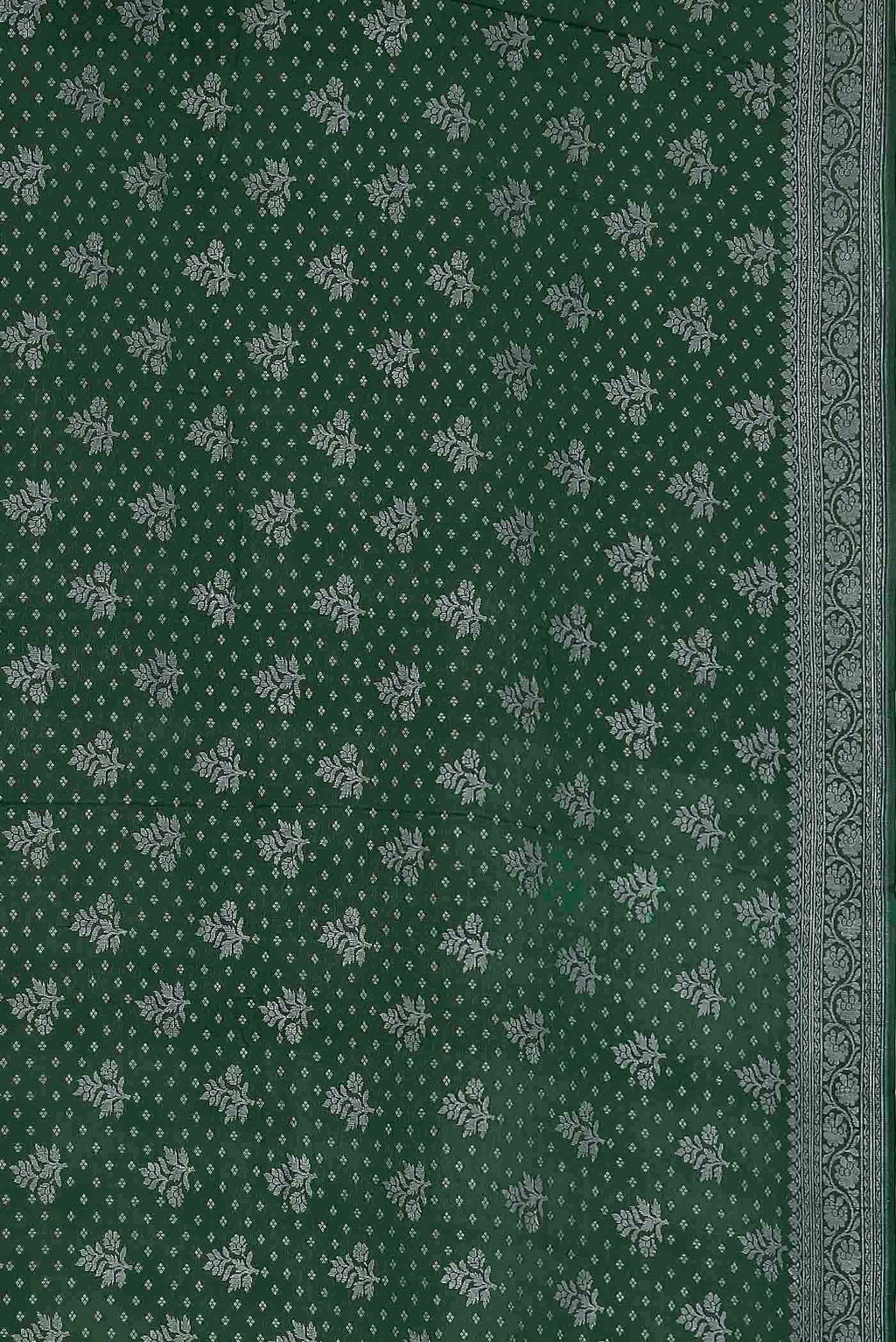 Green Banarasi Georgette Saree