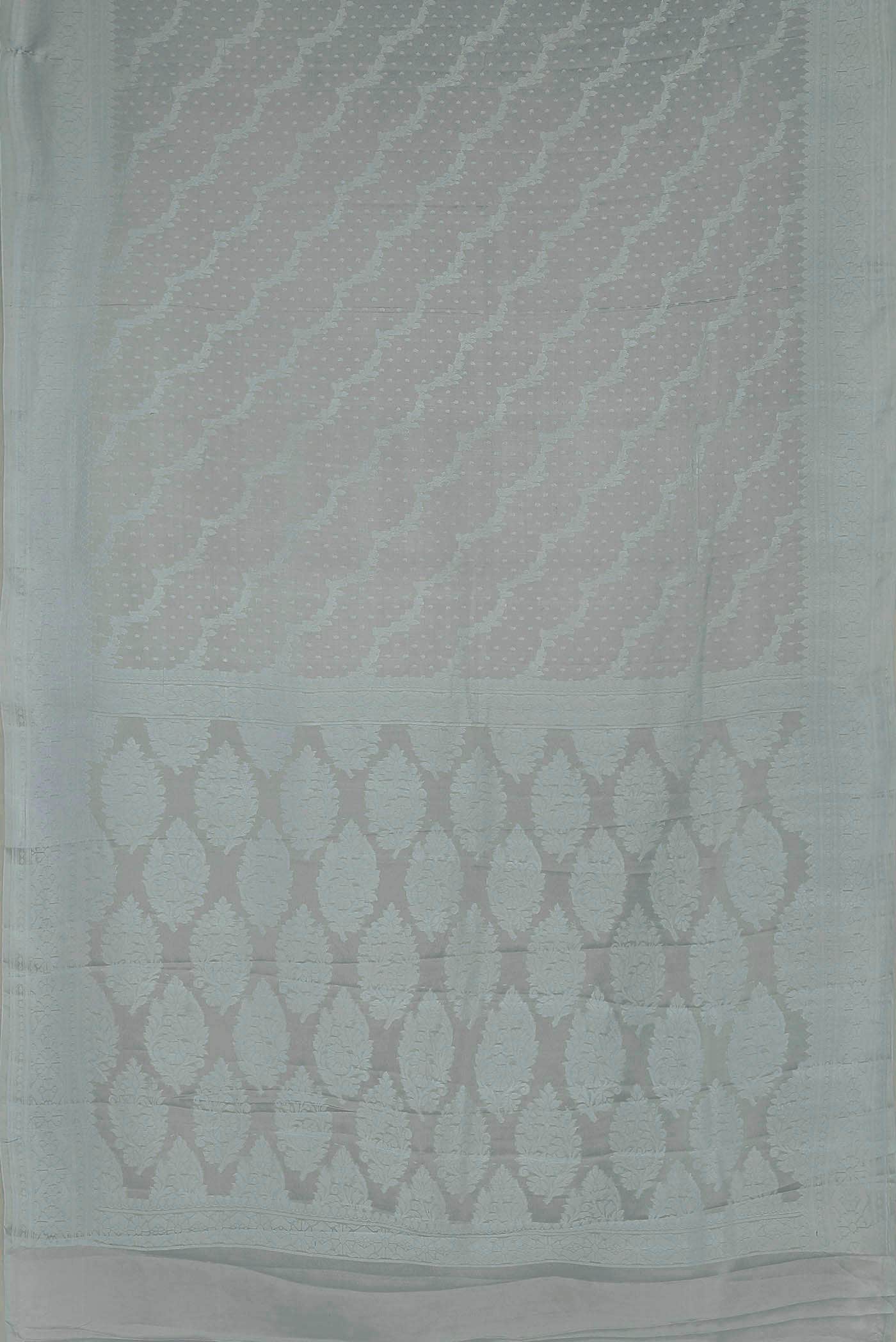 Blue Banarasi Georgette Saree