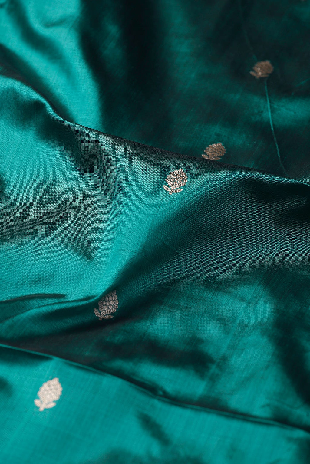 Green Banarasi Katan Silk Saree