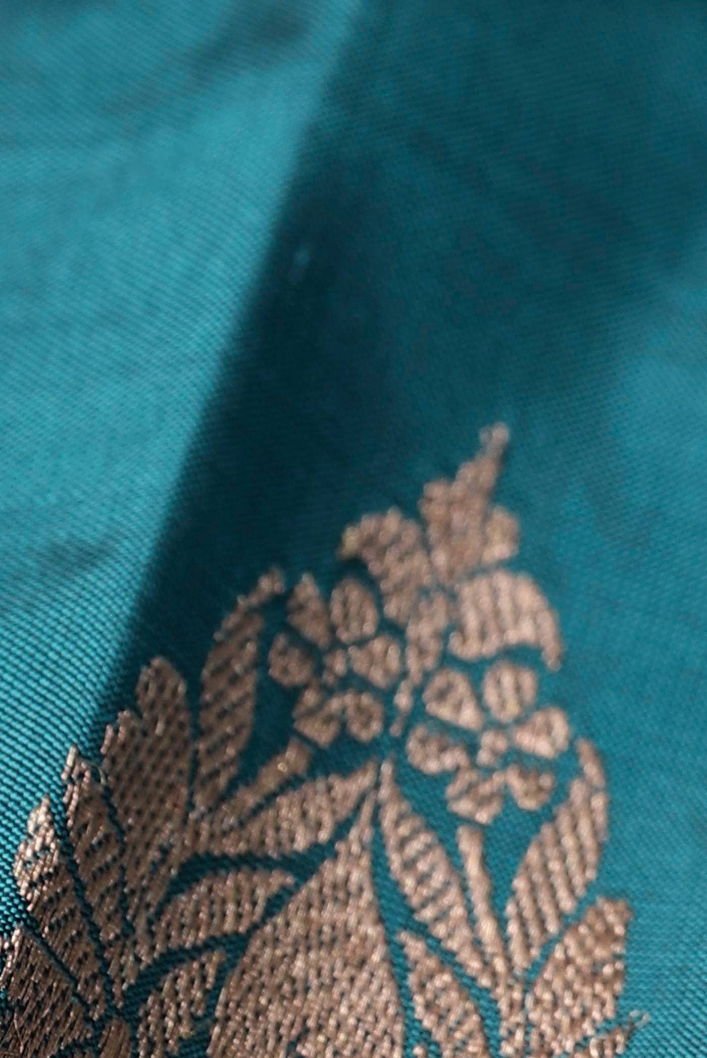 Green Banarasi Katan Silk Saree