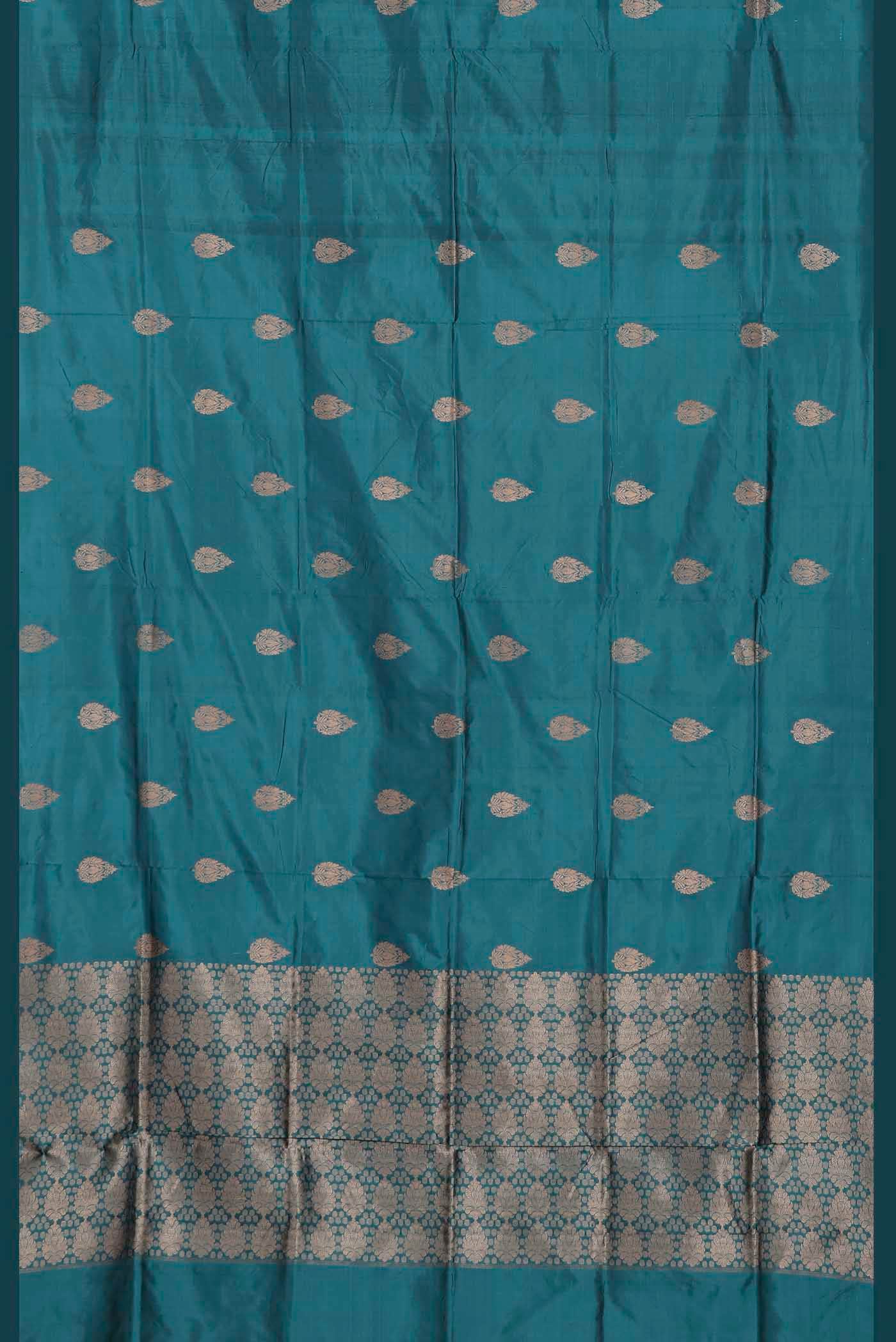 Green Banarasi Katan Silk Saree