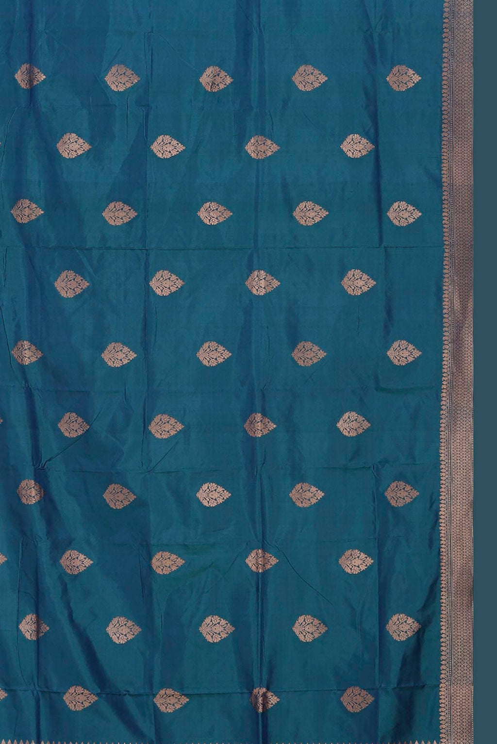 Blue Banarasi Katan Silk Saree