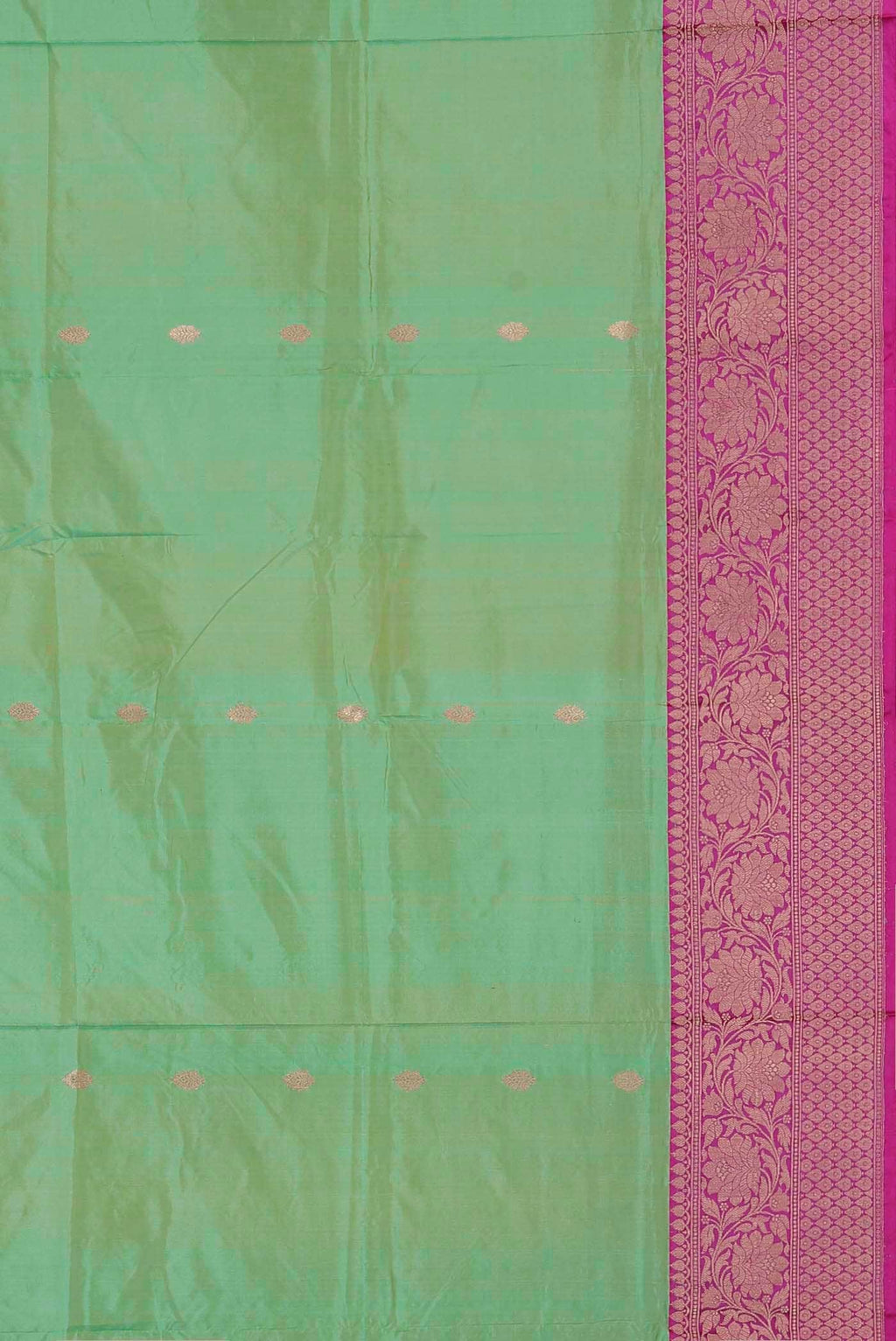 Green Banarasi Katan Silk Saree