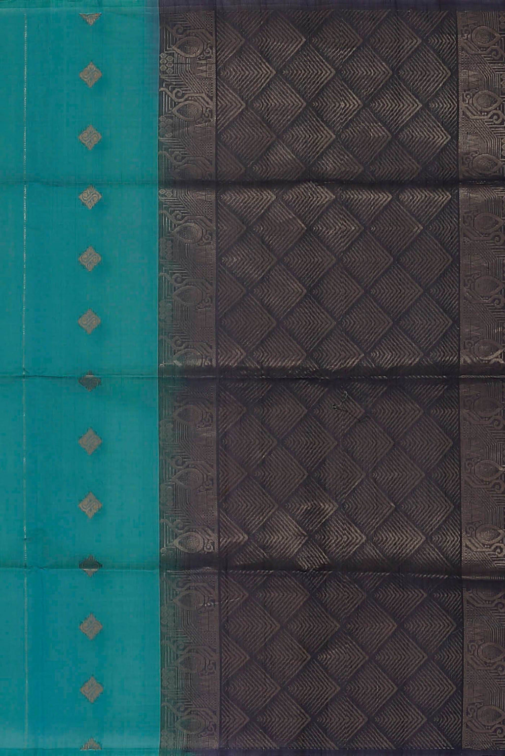 Blue Silk Cotton Saree