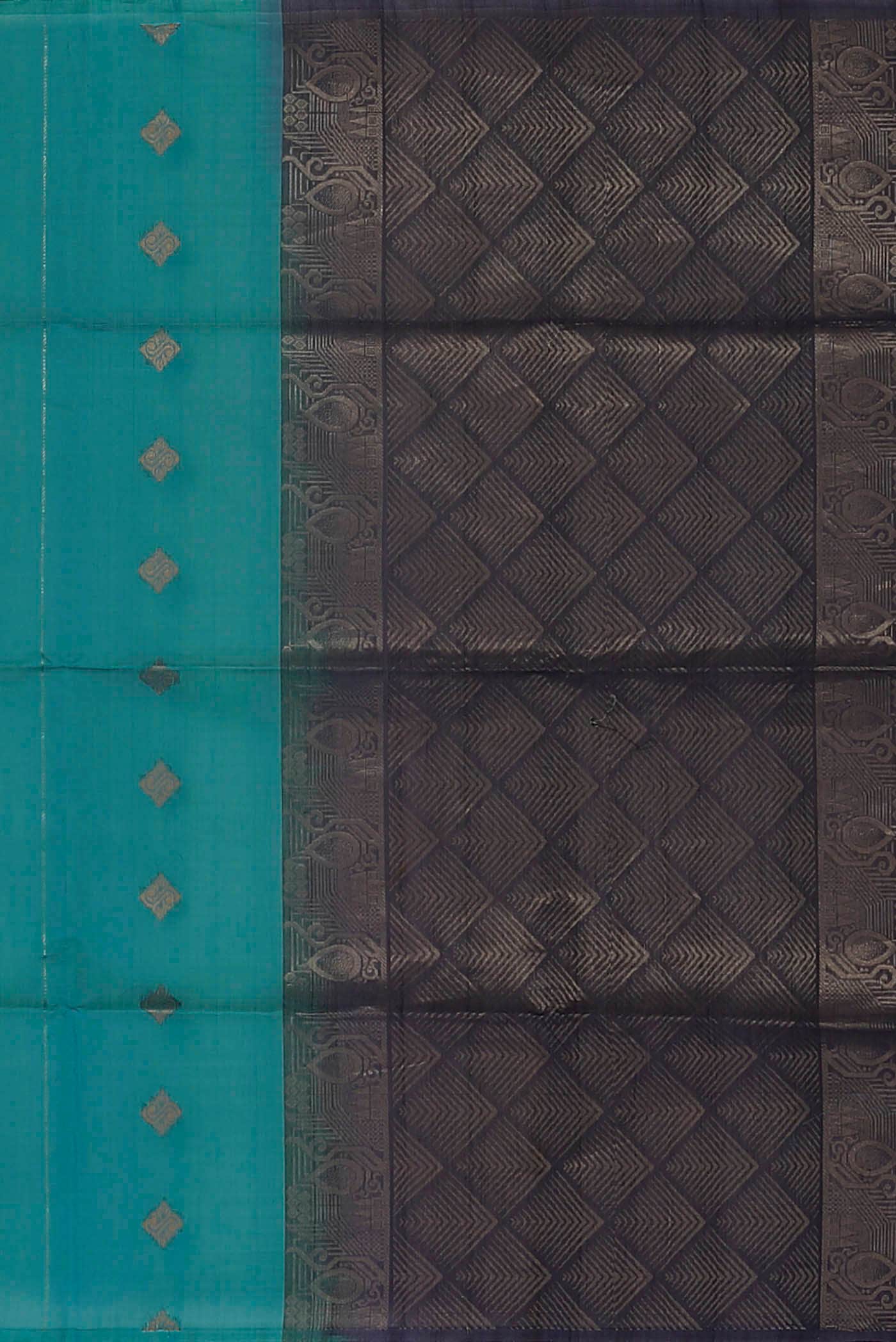 Blue Silk Cotton Saree