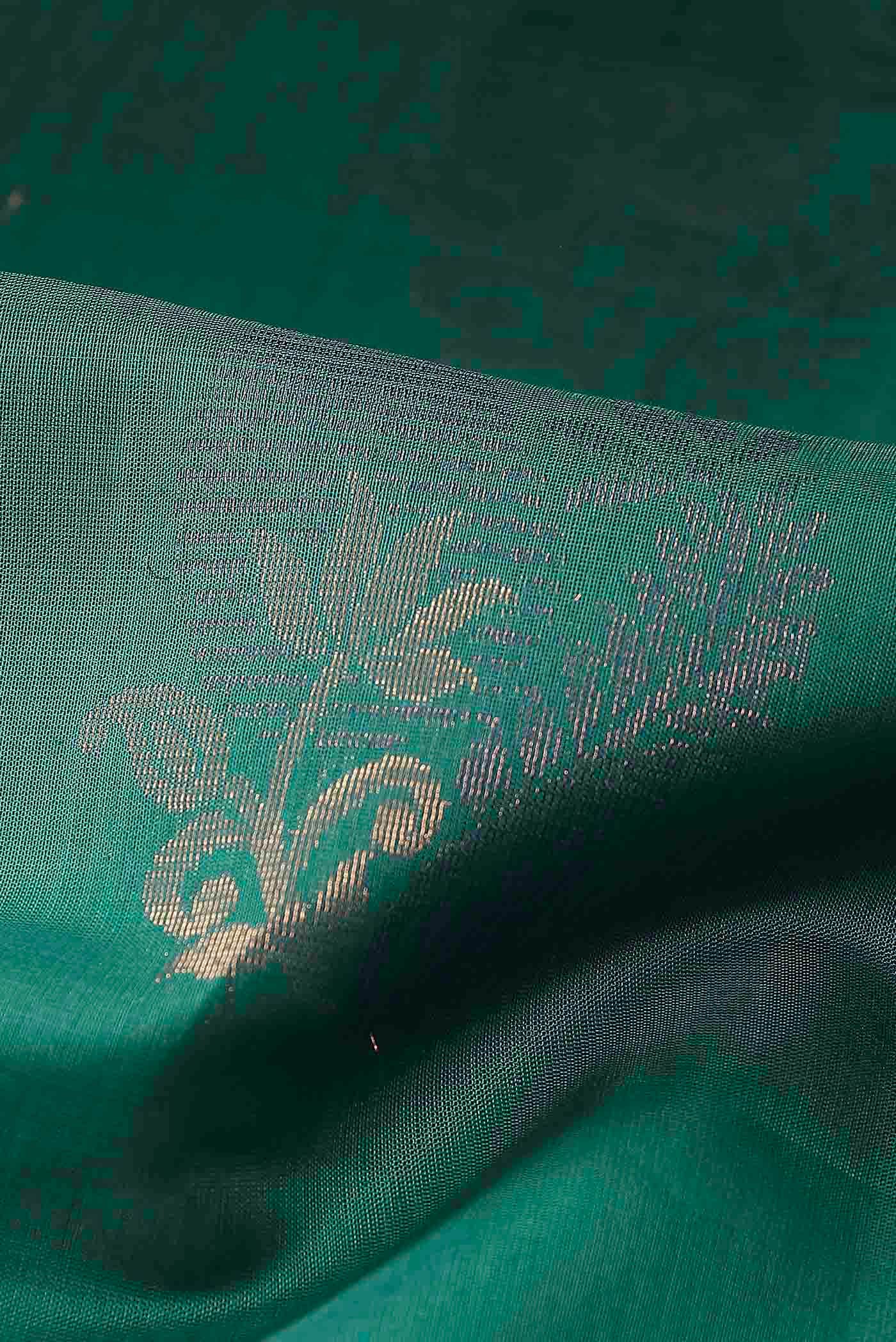 Green Silk Cotton Saree