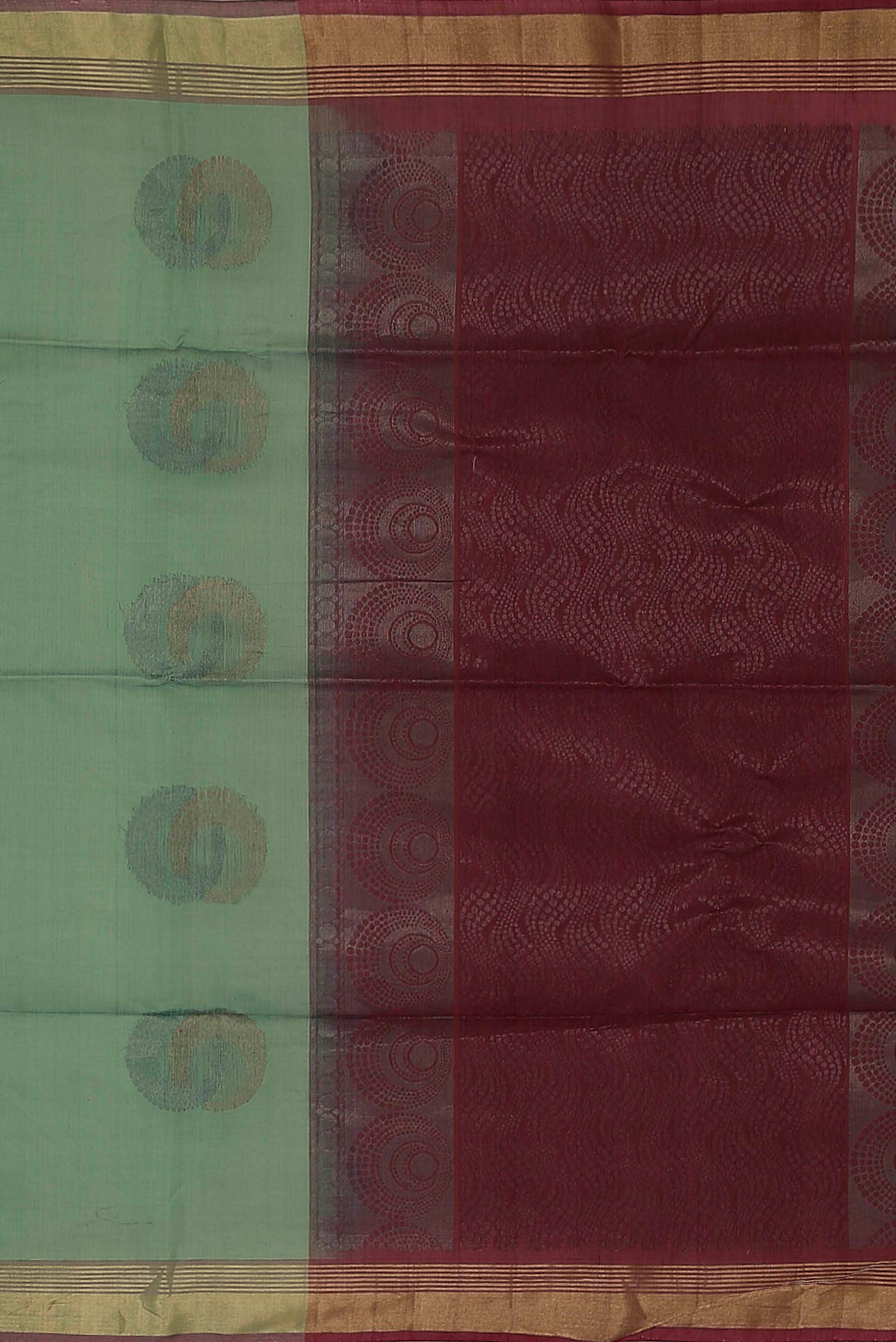 Green Silk Cotton Saree