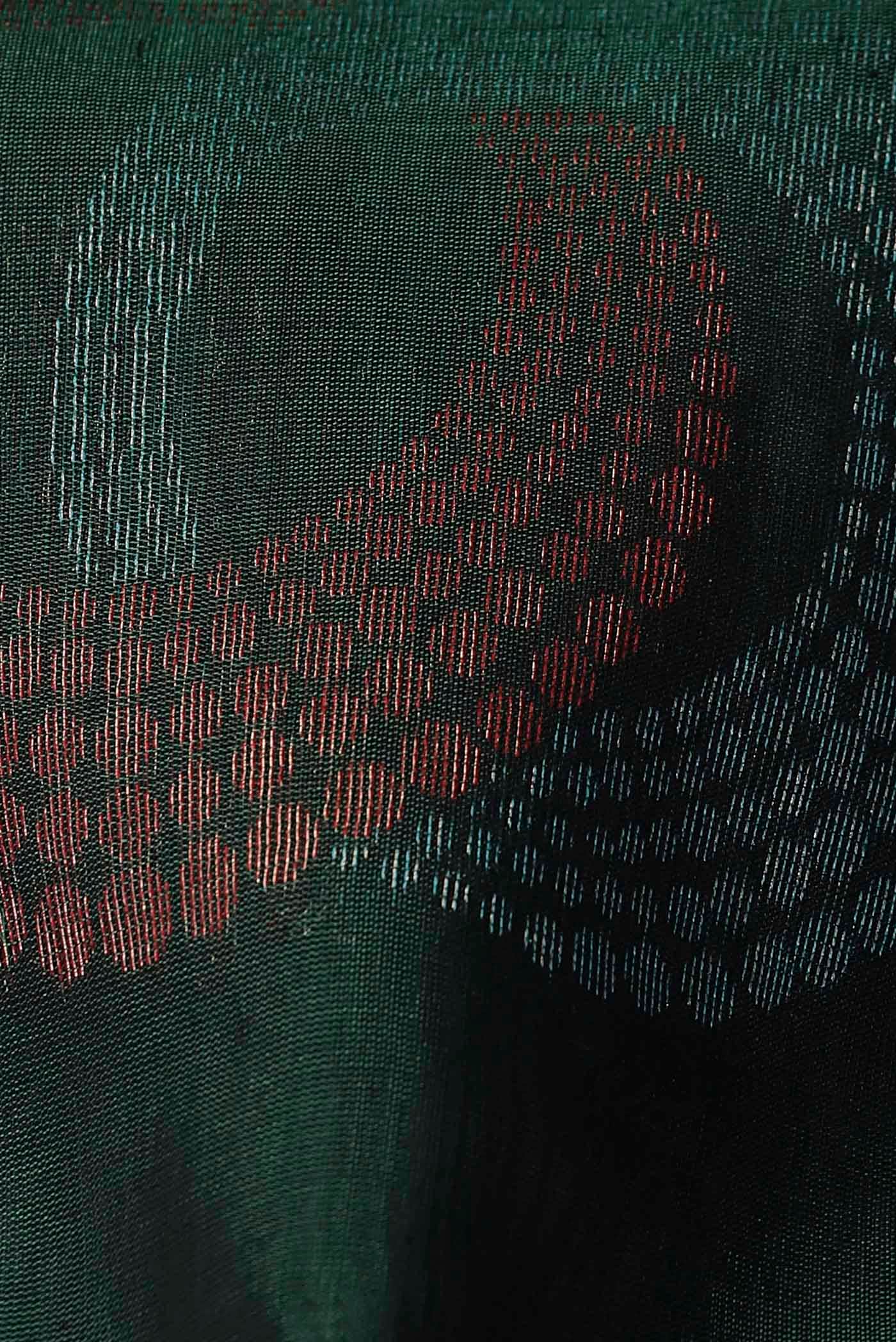 Green Silk Cotton Saree