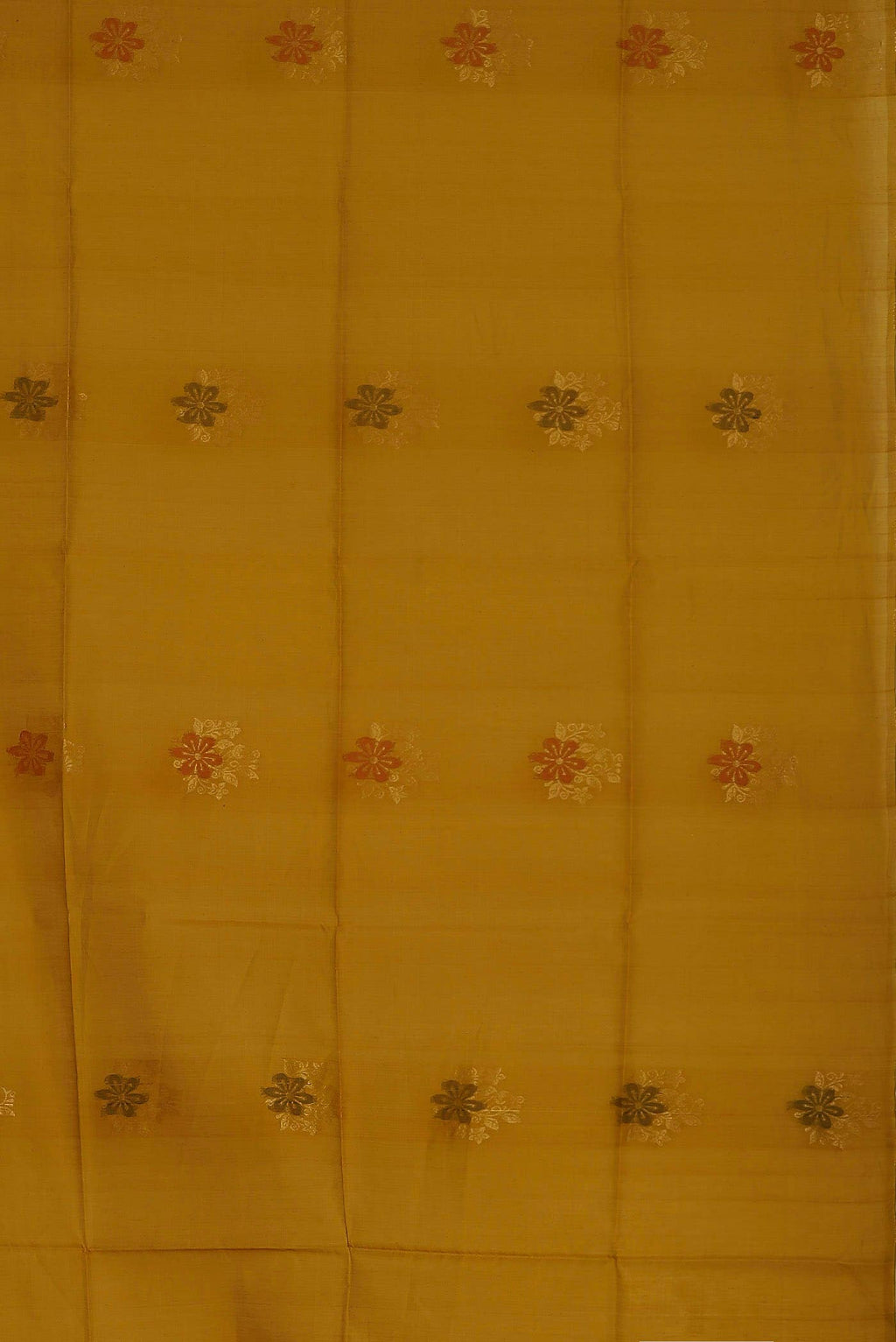 Mustard Silk Cotton Saree