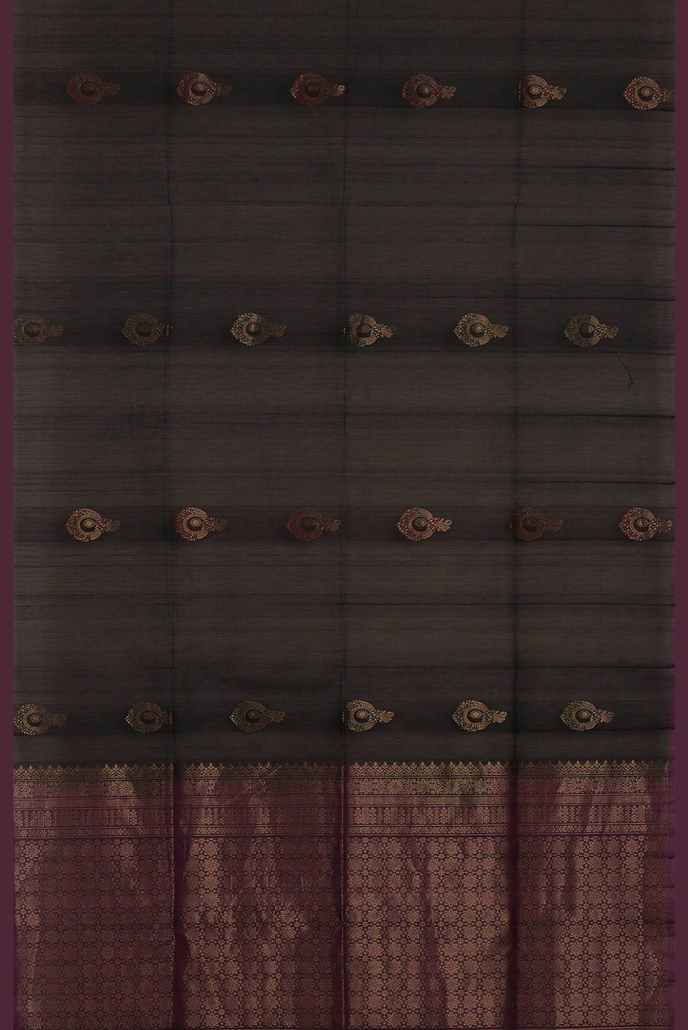 Black Silk Cotton Saree