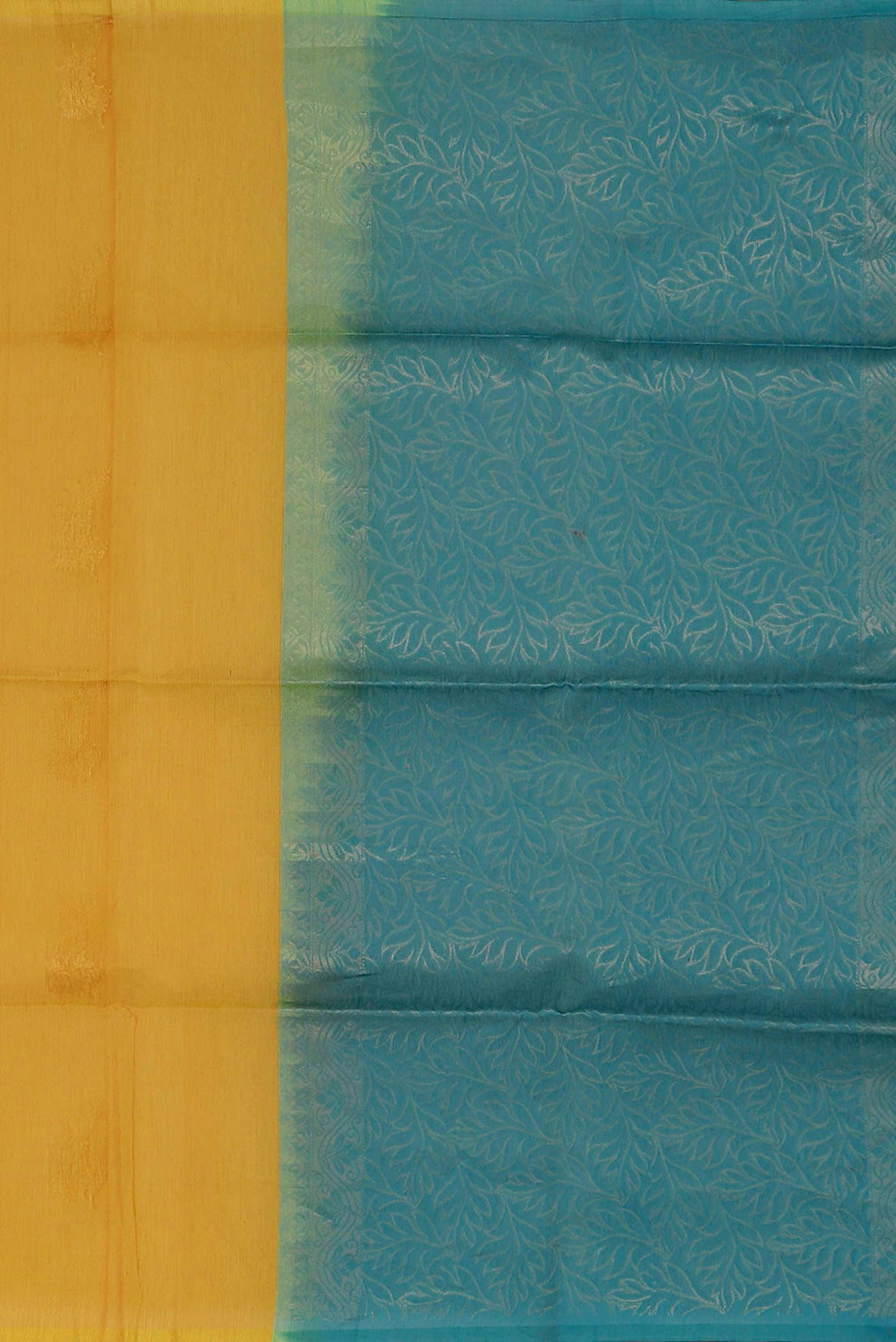 Yellow Silk Cotton Saree