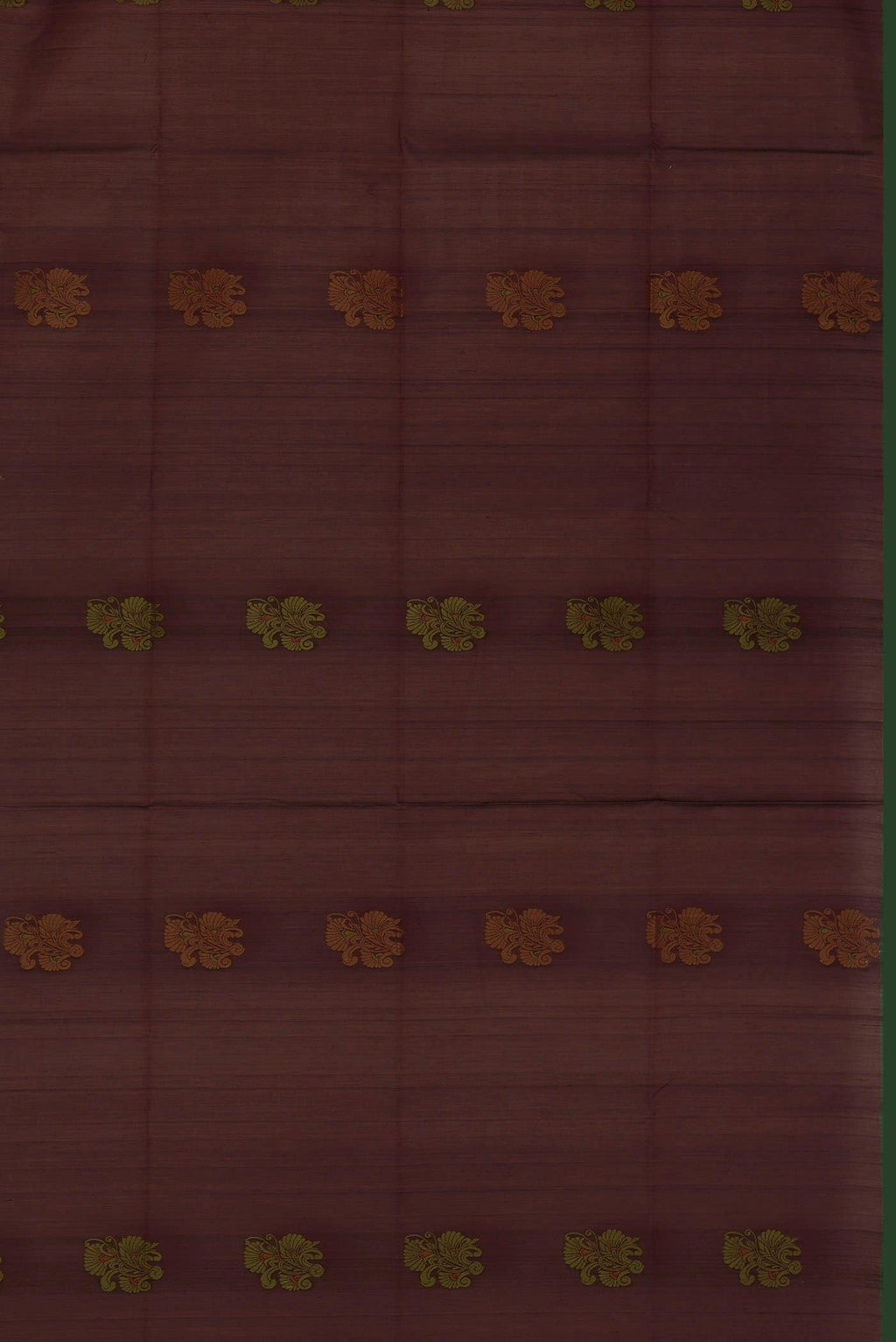 Brown Silk Cotton Saree