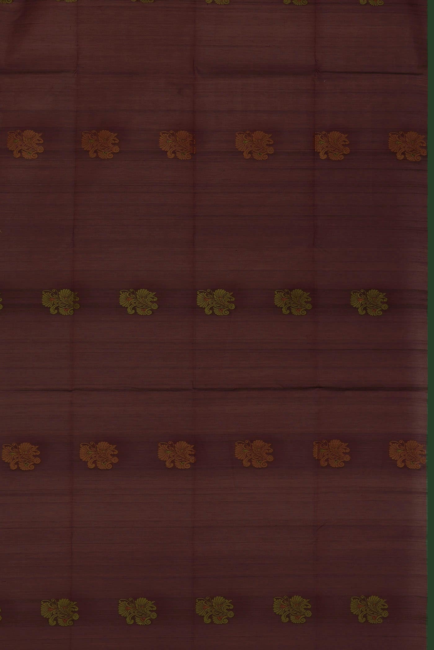 Brown Silk Cotton Saree