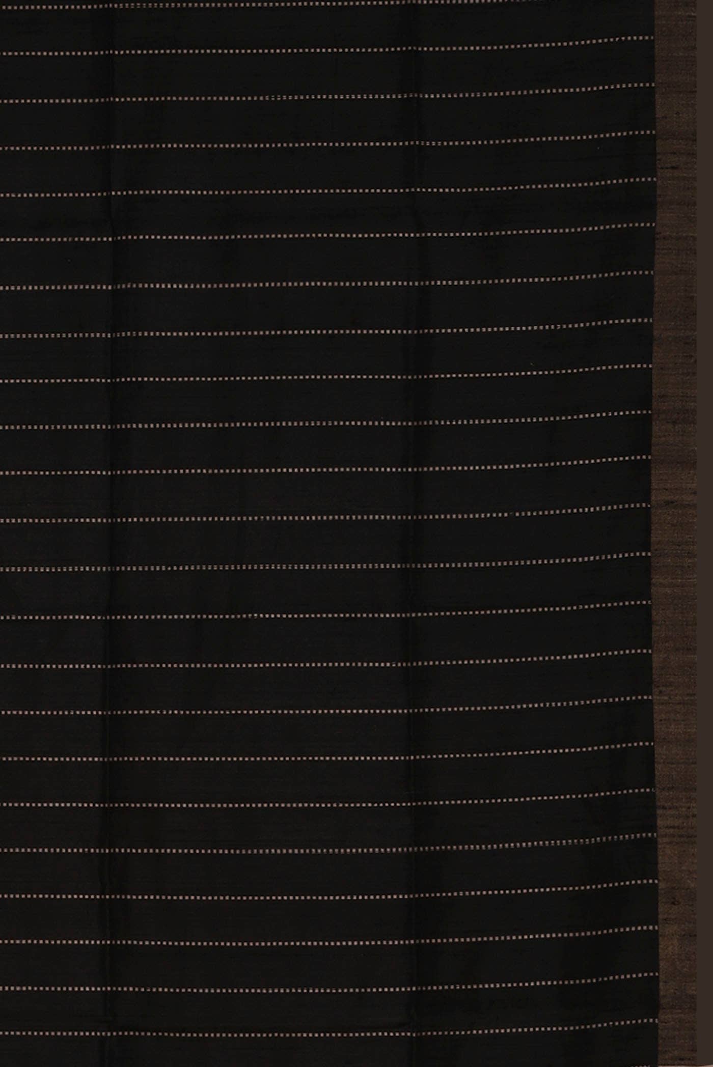 Black Bhagalpuri Tussar Silk Saree