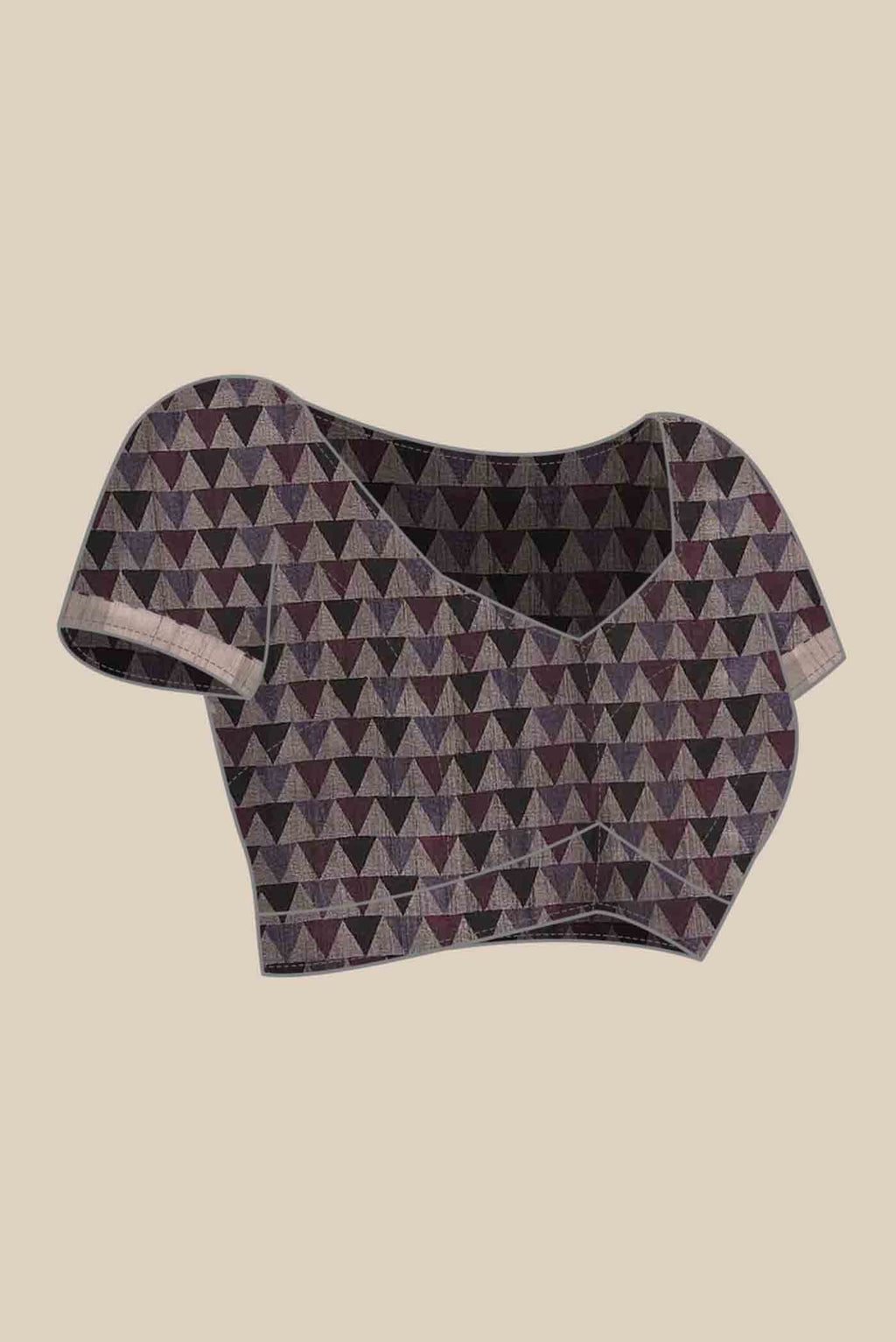 Black Tussar Silk Saree