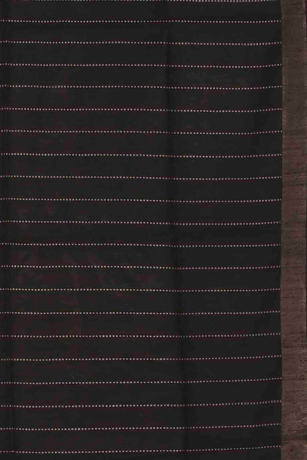 Black Tussar Silk Saree